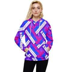 Pop Art Mosaic Women s Lightweight Drawstring Hoodie by essentialimage365