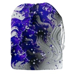 Fractal Lava Drawstring Pouch (3xl) by Sparkle
