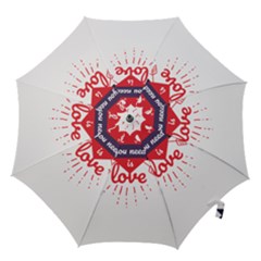 All You Need Is Love Hook Handle Umbrellas (medium) by DinzDas