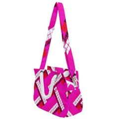 Pop Art Mosaic Rope Handles Shoulder Strap Bag by essentialimage365
