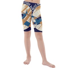 Airplane - I Need Altitude Adjustement Kids  Mid Length Swim Shorts by DinzDas
