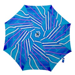 Pop Art Neon Wall Hook Handle Umbrellas (medium) by essentialimage365