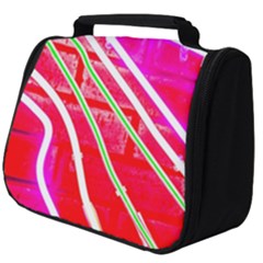 Pop Art Neon Wall Full Print Travel Pouch (big) by essentialimage365