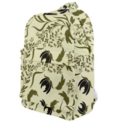 Folk Flowers Art Pattern Floral Abstract Surface Design  Seamless Pattern Classic Backpack by Eskimos