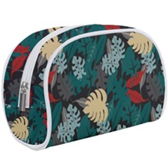 Tropical Autumn Leaves Make Up Case (large) by tmsartbazaar