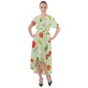 Seamless Pattern With Vegetables  Delicious Vegetables Front Wrap High Low Dress View1