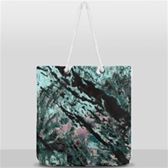Shallow Water Full Print Rope Handle Tote (large) by MRNStudios