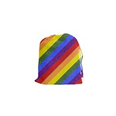 Lgbt Pride Motif Flag Pattern 1 Drawstring Pouch (xs) by dflcprintsclothing