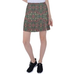 Modern Tropical Motif Print Tennis Skirt by dflcprintsclothing