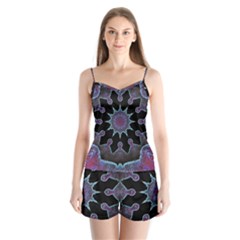 Framed Mandala Satin Pajamas Set by MRNStudios