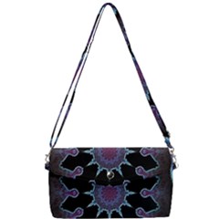 Framed Mandala Removable Strap Clutch Bag by MRNStudios