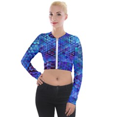 Zzzap! Long Sleeve Cropped Velvet Jacket by MRNStudios
