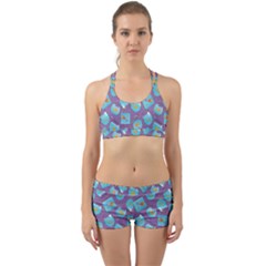 Aquarium With Fish And Sparkles Back Web Gym Set by SychEva