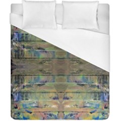 Painted Stripes Repeats Duvet Cover (california King Size) by kaleidomarblingart