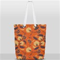 Folk flowers pattern  Full Print Rope Handle Tote (Small) View1
