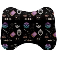 Witch Goth Pastel Pattern Head Support Cushion by NerdySparkleGoth