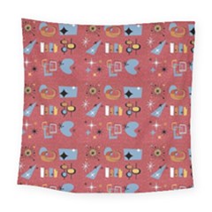 50s Small Print Square Tapestry (large) by NerdySparkleGoth