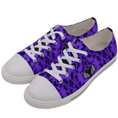 Friggin Bats Pattern Women s Low Top Canvas Sneakers by NerdySparkleGoth