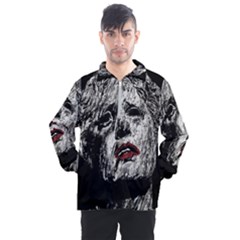 Creepy Head Sculpture Artwork Men s Half Zip Pullover by dflcprintsclothing