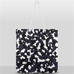 Camouflage Bleu Full Print Rope Handle Tote (large) by kcreatif