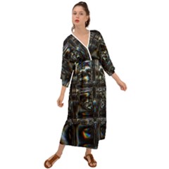 Power Up Grecian Style  Maxi Dress by MRNStudios