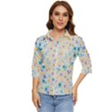 Flower Bomb 2 Women s Quarter Sleeve Pocket Shirt View1