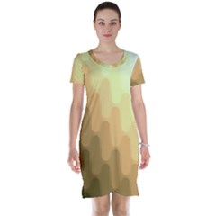 Wonderful Gradient Shades 6 Short Sleeve Nightdress by PatternFactory