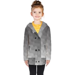 Wonderful Gradient Shades 2 Kids  Double Breasted Button Coat by PatternFactory