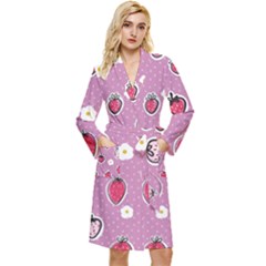 Juicy Strawberries Robe by SychEva