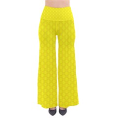 Soft Pattern Yellow So Vintage Palazzo Pants by PatternFactory