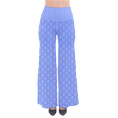 Soft Pattern Blue So Vintage Palazzo Pants by PatternFactory