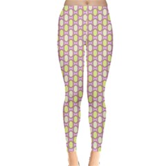 Soft Pattern Rose Leggings  by PatternFactory