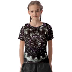 Moody Mandala Kids  Frill Chiffon Blouse by MRNStudios