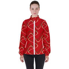 Retro Fun 821e Women s High Neck Windbreaker by PatternFactory
