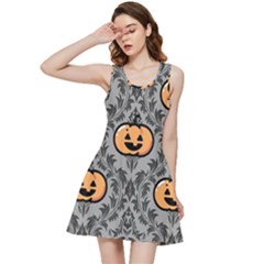 Pumpkin Pattern Inside Out Racerback Dress by NerdySparkleGoth