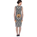 Pumpkin Pattern Classic Sleeveless Midi Dress View2