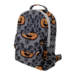 Pumpkin Pattern Flap Pocket Backpack (large) by NerdySparkleGoth