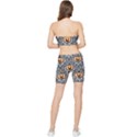 Pumpkin Pattern Stretch Shorts and Tube Top Set View2