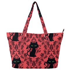 Cat Pattern Full Print Shoulder Bag by NerdySparkleGoth