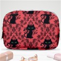 Cat Pattern Make Up Pouch (Small) View1