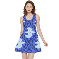 Ghost Pattern Inside Out Reversible Sleeveless Dress by NerdySparkleGoth