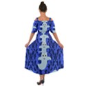 Ghost Pattern Shoulder Straps Boho Maxi Dress  View2