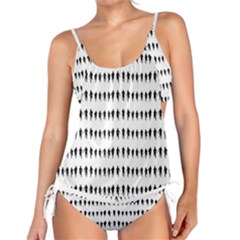 Athletic Running Graphic Silhouette Pattern Tankini Set by dflcprintsclothing