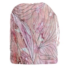 Flowing Petals Drawstring Pouch (3xl) by kaleidomarblingart