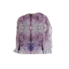 Module Repeats I Drawstring Pouch (large) by kaleidomarblingart