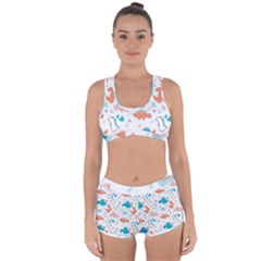 Funny Dinosaurs Kids Racerback Boyleg Bikini Set by SychEva