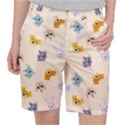 Funny Animal Faces With Glasses Cat Dog Hare Pocket Shorts View1