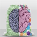 Brain-heart-balance-emotion Drawstring Bag (Small) View1