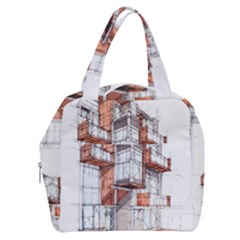 Rag-flats-onion-flats-llc-architecture-drawing Graffiti-architecture Boxy Hand Bag by Sudhe