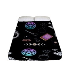 Pastel Goth Witch Fitted Sheet (full/ Double Size) by NerdySparkleGoth